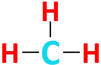 CH3 skeletal structure