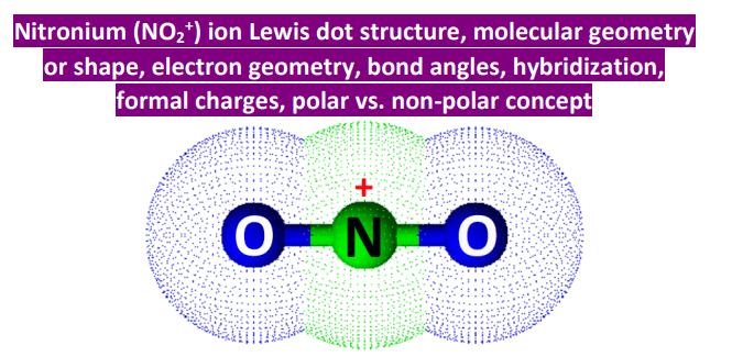 NO2+ lewis structure molecular geometry