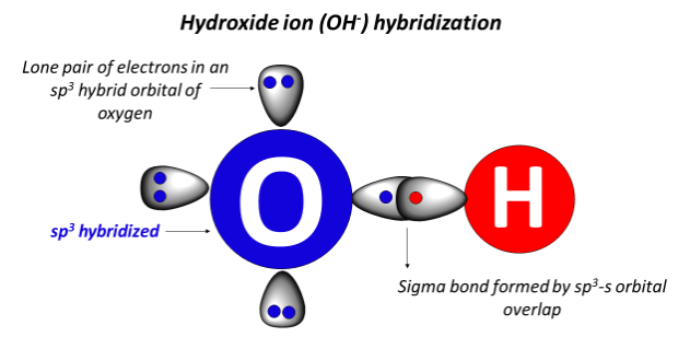 OH- hybridization