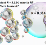 r = 8.314 gas constant