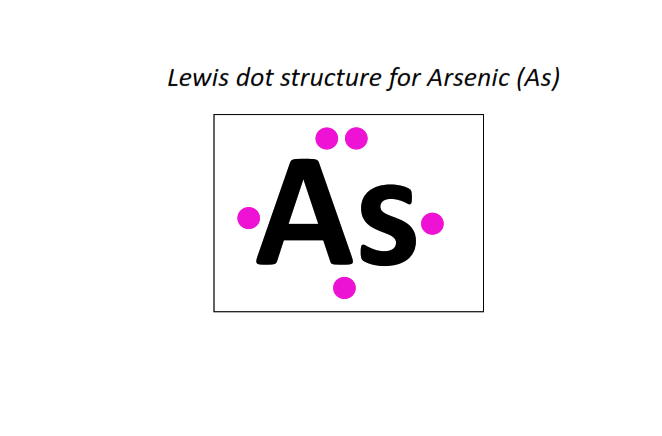 Lewis dot structure for Arsenic (As)