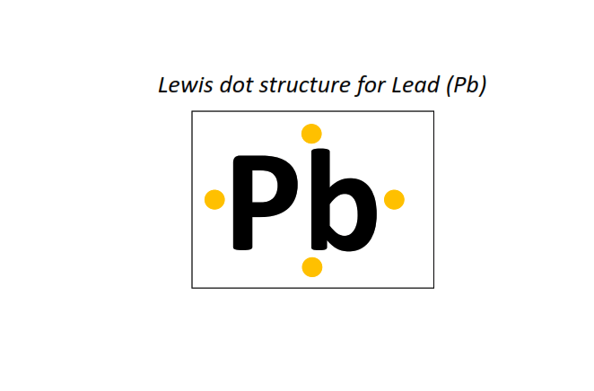 Lewis dot structure for Lead (Pb)