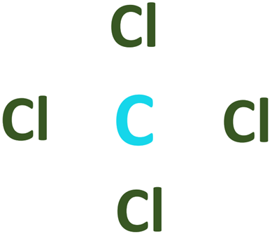 CCl4 central atom