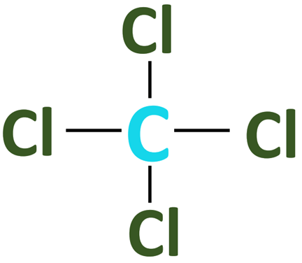 CCl4 skeletal structure