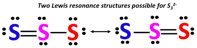 S32- resonance structures? - Chemistry QnA